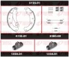 3125.01 REMSA Комплект тормозов, барабанный тормозной механизм