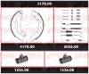 3178.00 REMSA Комплект тормозов, барабанный тормозной механизм