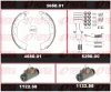3650.01 REMSA Комплект тормозов, барабанный тормозной механизм