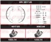 SPK 3017.00 REMSA Комплект тормозов, барабанный тормозной механизм