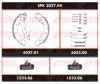 SPK 3027.04 REMSA Комплект тормозов, барабанный тормозной механизм