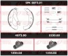 SPK 3072.01 REMSA Комплект тормозов, барабанный тормозной механизм