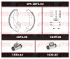 SPK 3076.02 REMSA Комплект тормозов, барабанный тормозной механизм