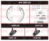 SPK 3082.00 REMSA Комплект тормозов, барабанный тормозной механизм
