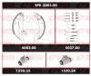 SPK 3083.00 REMSA Комплект тормозов, барабанный тормозной механизм