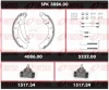 SPK 3086.00 REMSA Комплект тормозов, барабанный тормозной механизм