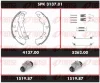 SPK 3137.01 REMSA Комплект тормозов, барабанный тормозной механизм