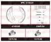 SPK 3140.01 REMSA Комплект тормозов, барабанный тормозной механизм