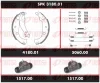 SPK 3180.01 REMSA Комплект тормозов, барабанный тормозной механизм