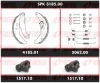 SPK 3185.00 REMSA Комплект тормозов, барабанный тормозной механизм