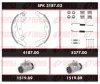 SPK 3187.02 REMSA Комплект тормозов, барабанный тормозной механизм