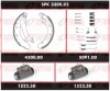 SPK 3300.02 REMSA Комплект тормозов, барабанный тормозной механизм