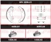 SPK 3506.01 REMSA Комплект тормозов, барабанный тормозной механизм
