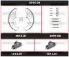 3015.04 WOKING Комплект тормозов, барабанный тормозной механизм