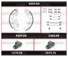 3059.00 WOKING Комплект тормозов, барабанный тормозной механизм