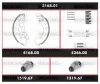 3168.01 WOKING Комплект тормозов, барабанный тормозной механизм