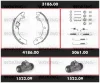 3186.00 WOKING Комплект тормозов, барабанный тормозной механизм