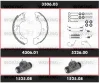 3306.03 WOKING Комплект тормозов, барабанный тормозной механизм