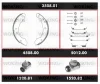 3508.01 WOKING Комплект тормозов, барабанный тормозной механизм