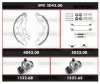 SPK 3043.00 WOKING Комплект тормозов, барабанный тормозной механизм