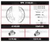 SPK 3140.01 WOKING Комплект тормозов, барабанный тормозной механизм