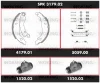 SPK 3179.02 WOKING Комплект тормозов, барабанный тормозной механизм