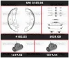 SPK 3182.05 WOKING Комплект тормозов, барабанный тормозной механизм