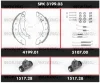 SPK 3199.03 WOKING Комплект тормозов, барабанный тормозной механизм