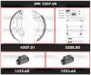 SPK 3507.04 WOKING Комплект тормозов, барабанный тормозной механизм