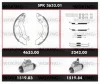 SPK 3633.01 WOKING Комплект тормозов, барабанный тормозной механизм