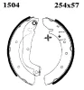 6217 BSF Комплект тормозов, барабанный тормозной механизм
