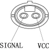 Превью - 182354 HC-CARGO Датчик, частота вращения колеса (фото 2)