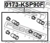 Превью - 0173-KSP90F FEBEST Комплект направляющей гильзы (фото 2)
