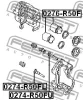 Превью - 0274-R50FL FEBEST Направляющий болт, корпус скобы тормоза (фото 2)