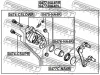 Превью - 0474-CSLOWR FEBEST Направляющий болт, корпус скобы тормоза (фото 2)