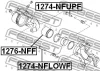 Превью - 1274-NFUPF FEBEST Направляющий болт, корпус скобы тормоза (фото 2)