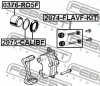 Превью - 2074-FLAVF-KIT FEBEST Направляющий болт, корпус скобы тормоза (фото 2)