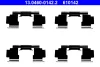 13.0460-0142.2 ATE Комплектующие, колодки дискового тормоза