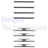 LX0055 DELPHI Комплектующие, колодки дискового тормоза