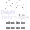 LX0132 DELPHI Комплектующие, колодки дискового тормоза