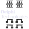 LX0180 DELPHI Комплектующие, колодки дискового тормоза