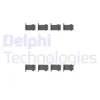 LX0226 DELPHI Комплектующие, колодки дискового тормоза