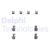 LX0247 DELPHI Комплектующие, колодки дискового тормоза