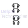 LX0298 DELPHI Комплектующие, колодки дискового тормоза