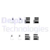 LX0313 DELPHI Комплектующие, колодки дискового тормоза