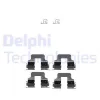 LX0342 DELPHI Комплектующие, колодки дискового тормоза