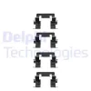 LX0346 DELPHI Комплектующие, колодки дискового тормоза