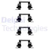 LX0364 DELPHI Комплектующие, колодки дискового тормоза