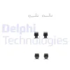 LX0378 DELPHI Комплектующие, колодки дискового тормоза