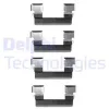 LX0466 DELPHI Комплектующие, колодки дискового тормоза
